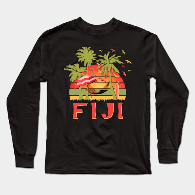 Fiji Long Sleeve T-Shirt by Nerd_art